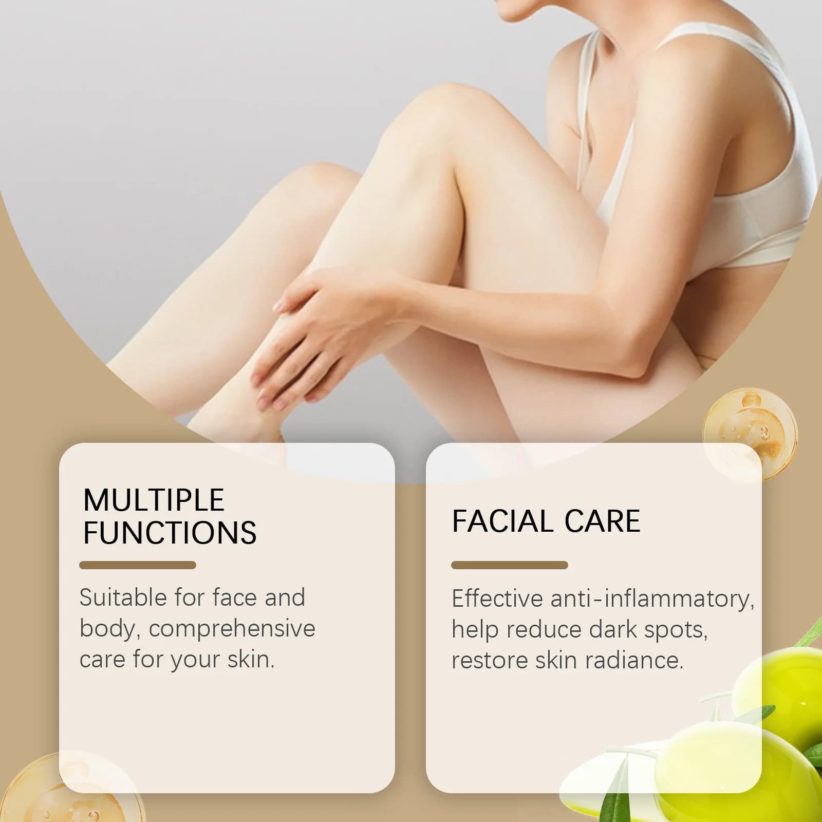 Crème hydratante au beurre de karité, adaptée au visage et au corps, hydratation longue durée et soin nourrissant complet du corps