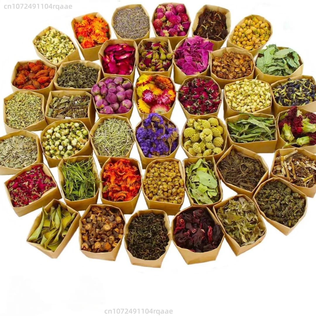 Kit de fleurs d'aromathérapie, 10/20/30 Types, pour parfum de maison, fleurs sèches naturelles pour mélange de diffuseur de roseaux, décor parfumé DIY
