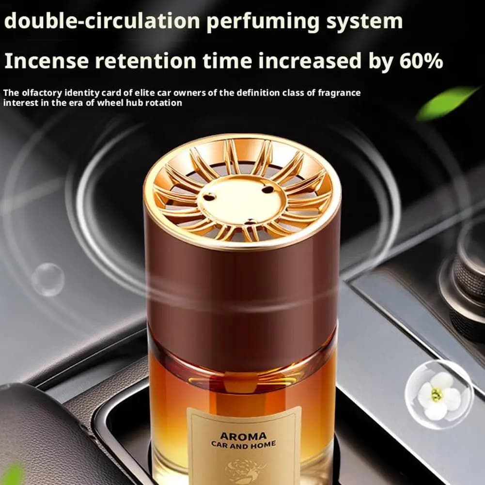 Diffuseur de voiture avec parfum doux longue durée, désodorisant parfumé pour intérieur automobile, espace de travail, 120ml