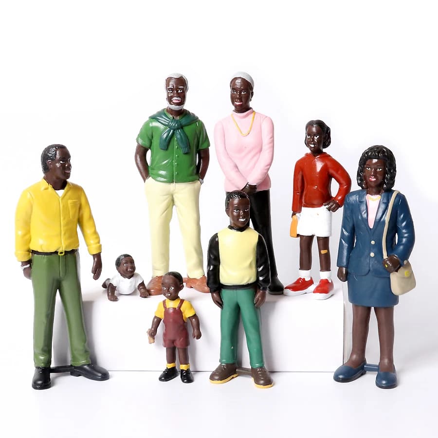 Familles multi-culture réalistes