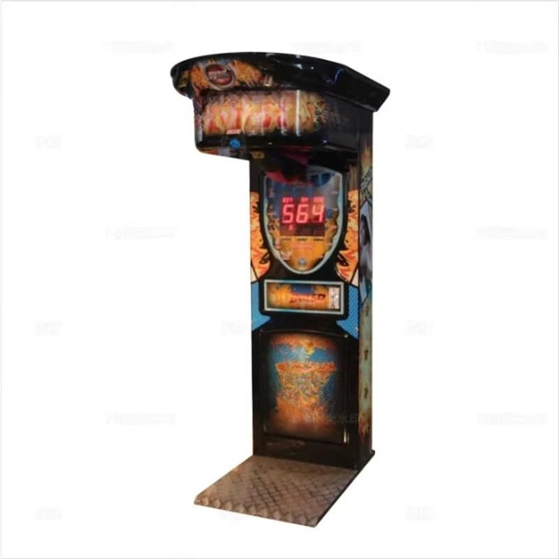Machine d'arcade de boxe personnalisée à monnayeur avec code QR