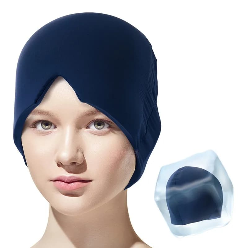 Bonnet de thérapie contre les migraines à couverture complète, bonnet médical, gel solide, soulagement de la pression, masseur de tête, 360 résistant, chaud et froid, sauna, instituts de maux, 1PC