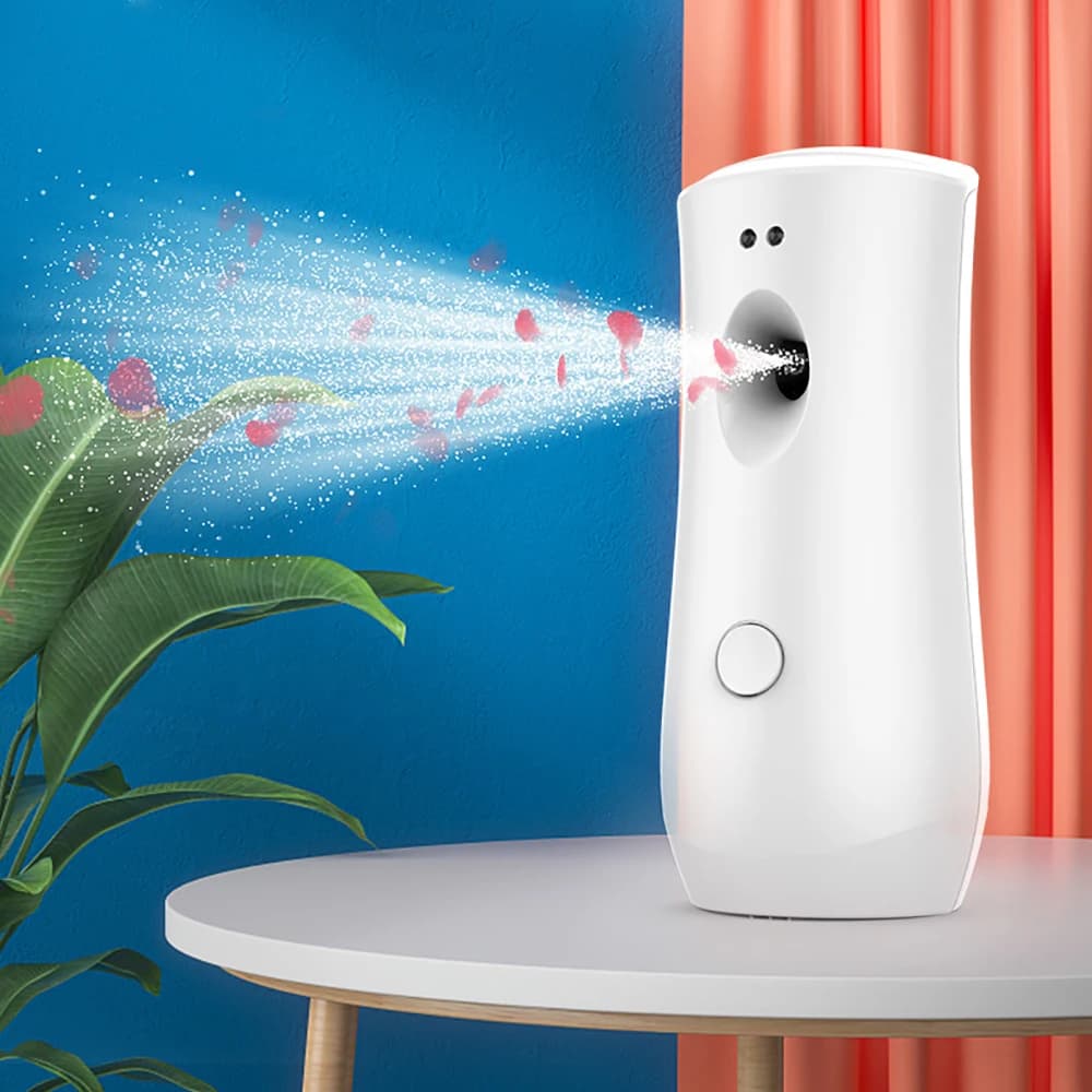 Distributeur automatique de désodorisant, distributeur de pulvérisation chronométré, diffuseur de parfum mural/debout, pour voiture, maison, fournitures de chambre