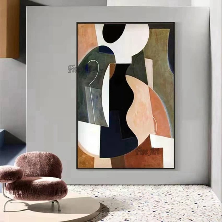 Peinture à l'huile sur toile faite à la main