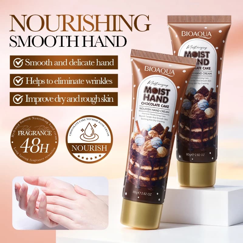 80g ﻿ Crème pour les mains au chocolat BIOAQUA