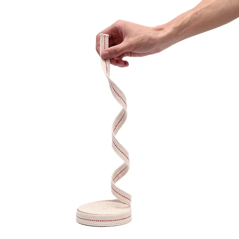 Mèche de lampe à kérosène en coton tressé