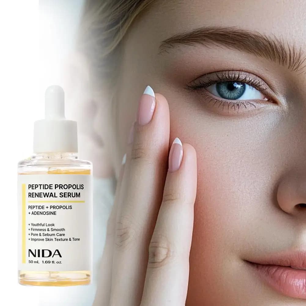 NIDA Propolis Peptide rajeunissement sérum pour le visage barrière cutanée Double réparation sérum crème raffermissante et lissante ensemble de soins de la peau du visage