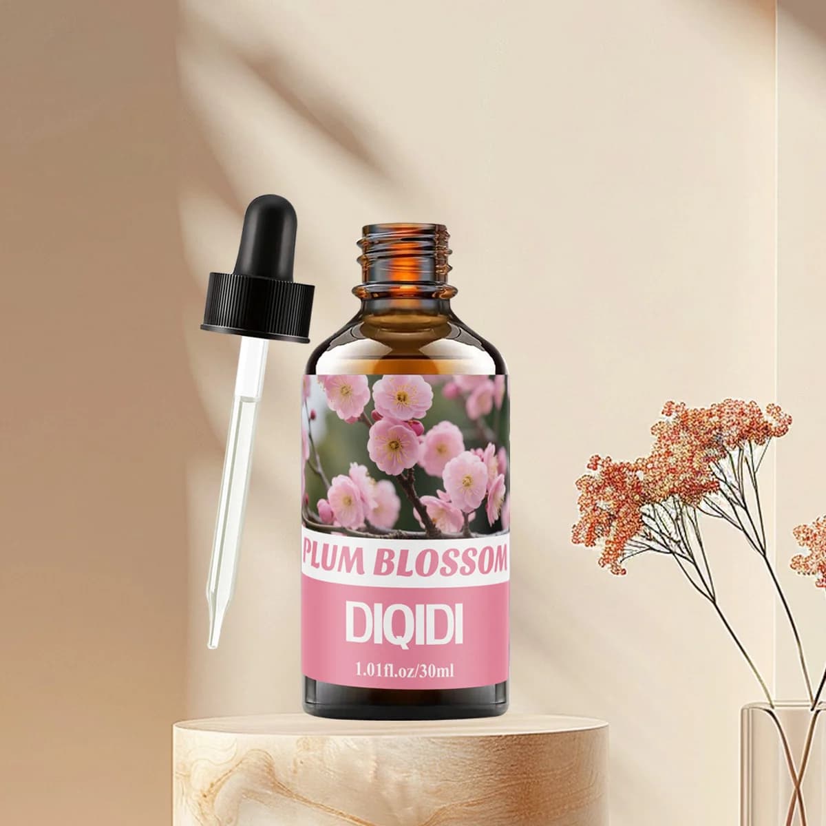 Huile essentielle de prune, parfum floral longue durée, soins de la peau, bain, spa, huile parfumée, diffuseur, humidificateur, arôme domestique
