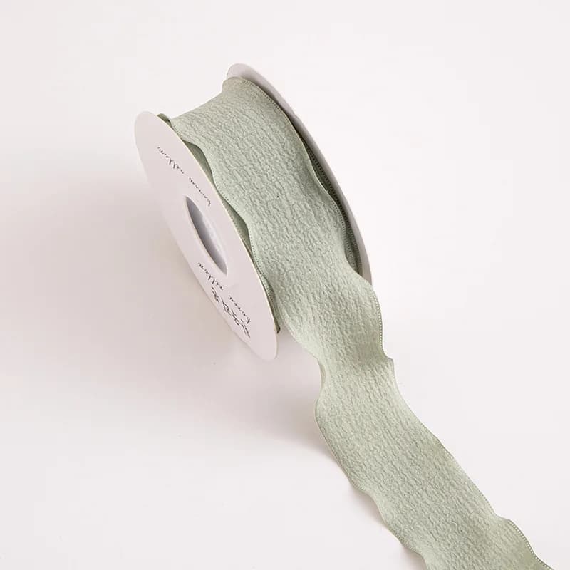 Rouleau de ruban plissé Boho Chic
