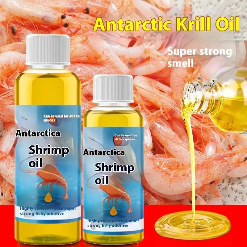 HUA HUA – huile de crevette à Krill antarctique, arôme, fosse de pêche, carpe argentée, atrayant, alimentation à haute teneur en protéines, atrayant de vin pour la pêche