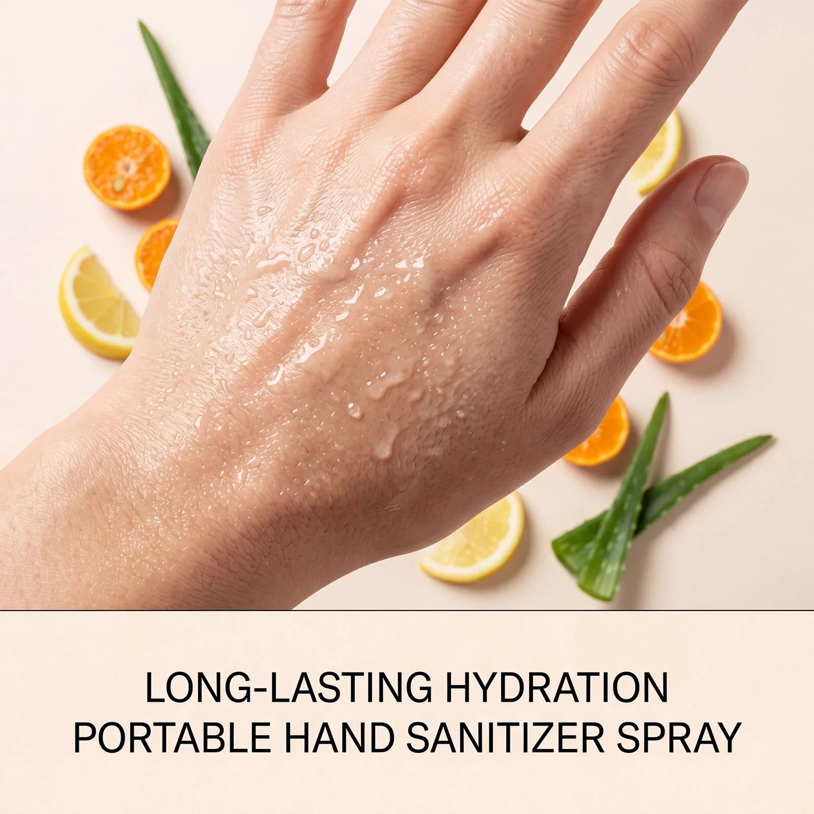 Spray désinfectant pour les mains portable, nettoyage doux, rafraîchissant, hydratant, séchage rapide, format voyage, mini brume lavante pour les mains, soin quotidien