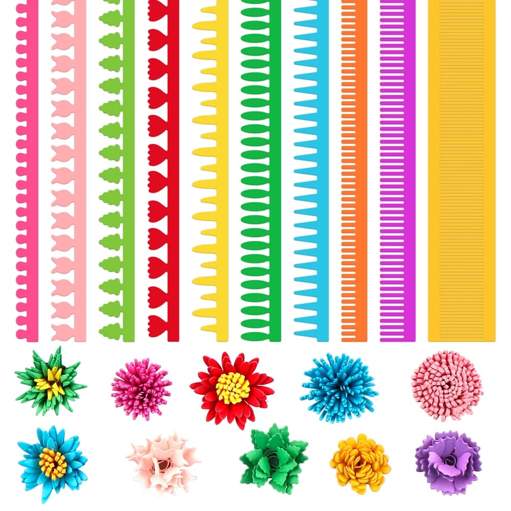 Matrices de découpe de fleurs en spirale 3D, bandes de quilling de pétales de fleurs enroulées pour bricolage, scrapbooking, artisanat décoratif, cartes en papier exécutives
