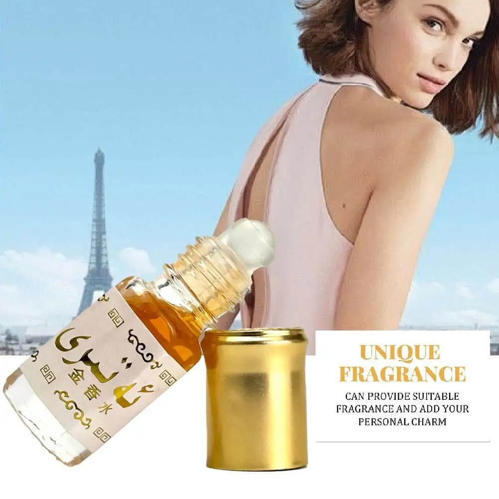 Huile de parfum roll-on or du Moyen-Orient