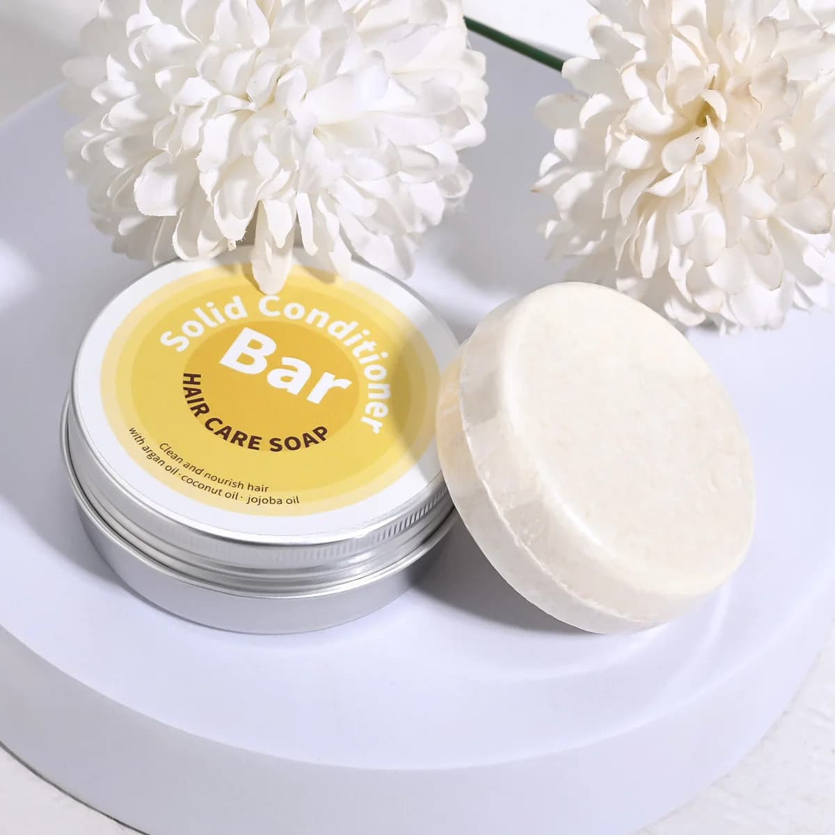 Savon revitalisant capillaire à l'huile essentielle végétale riche en huile d'argan huile de noix de coco huile de jojoba savon de soin capillaire en profondeur utilisé avec le savon shampooing