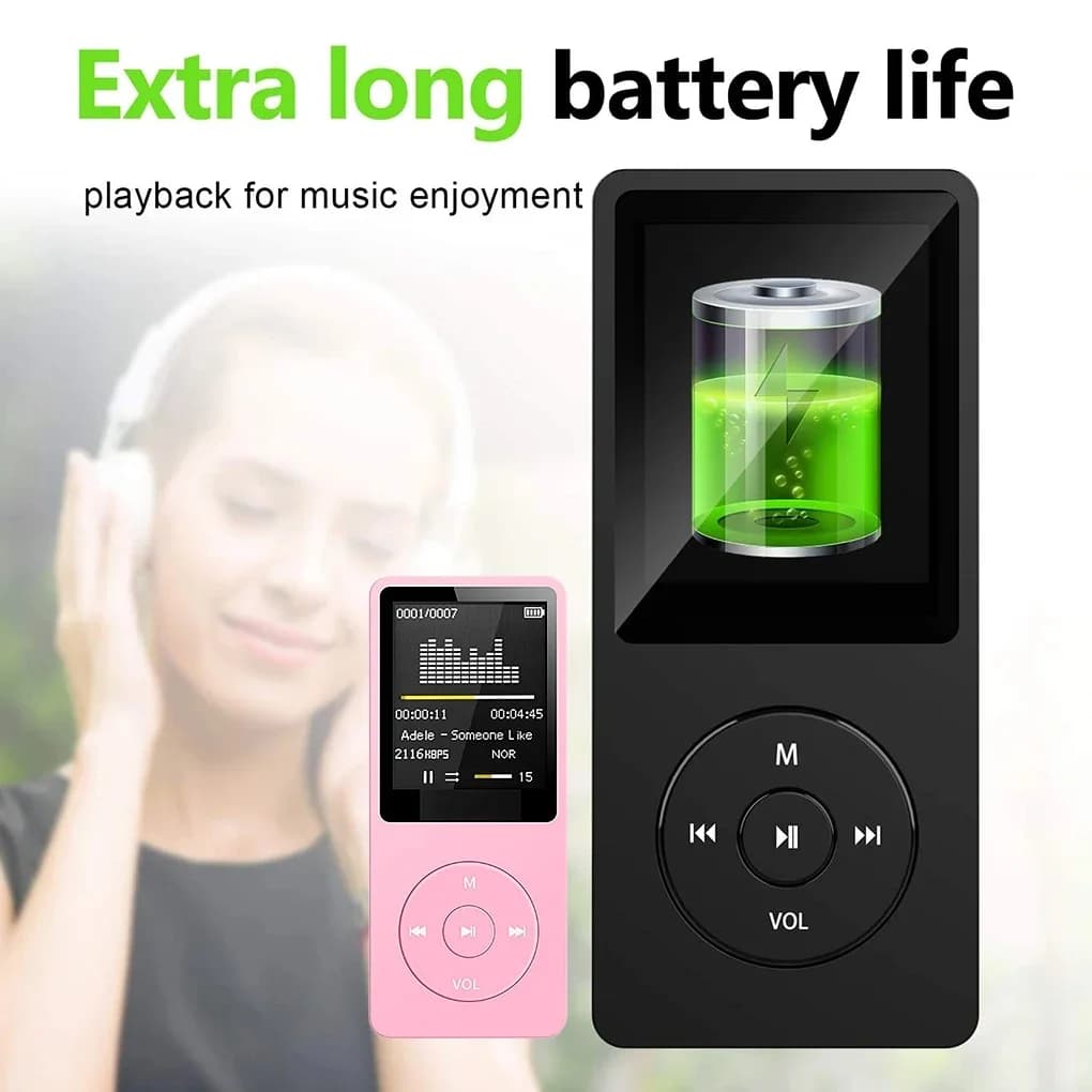 Lecteur MP3 Portable, enregistrement Rechargeable