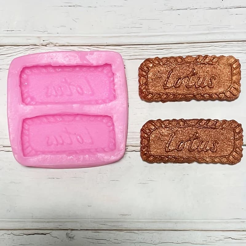 1 pièce, biscuit au caramel, gâteau feuilleté, biscuit en tranches, biscuits, chocolat, moule en silicone
