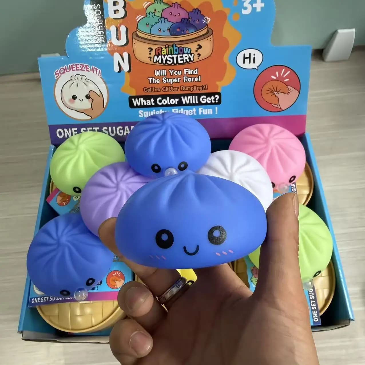 Nouveau Squishy Boule de Pain à Bulles