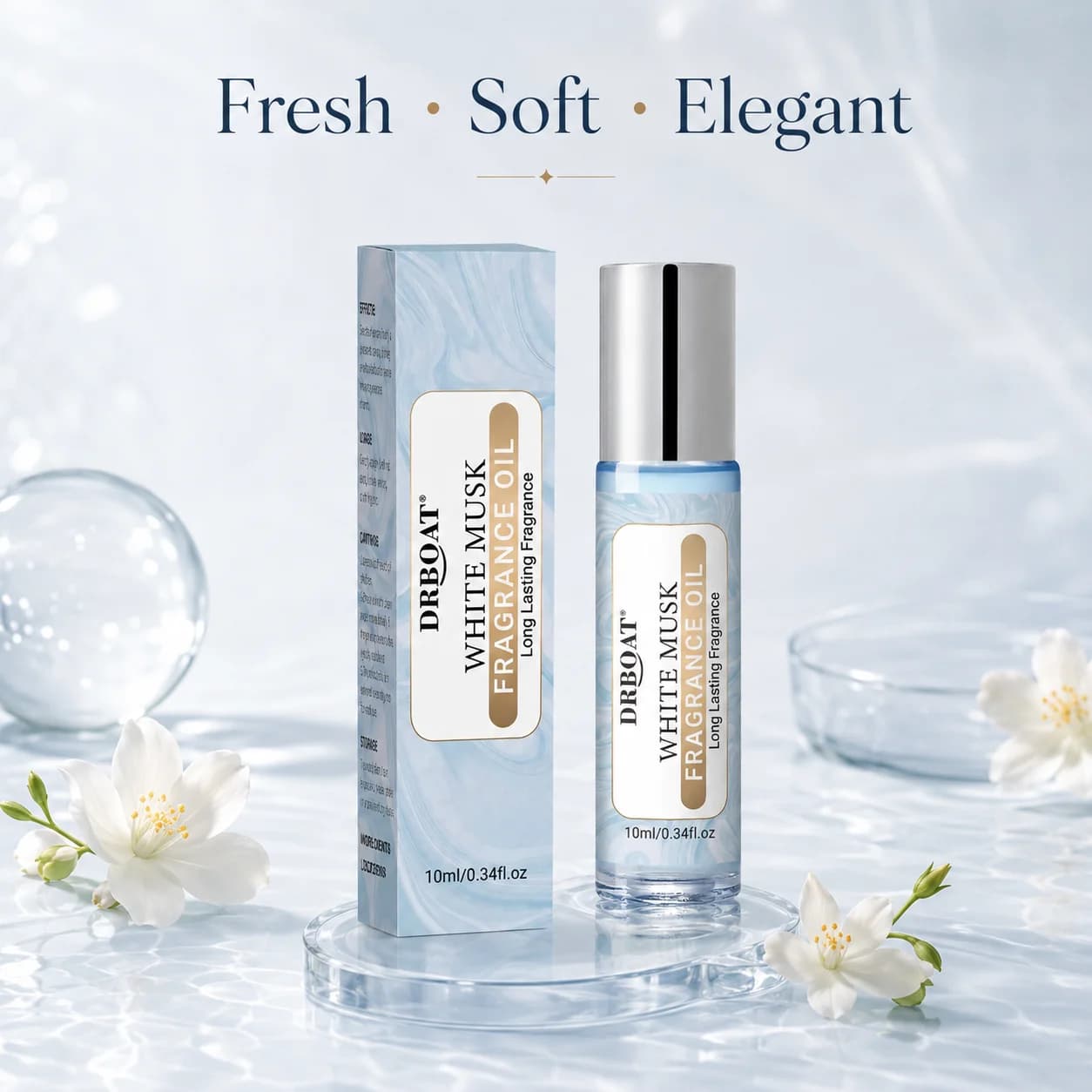 Huile de phéromone Musc Blanc - Huile essentielle parfumée subtile, Huile corporelle originale au musc pour la peau, pour les rendez-vous, Huile de parfum aux phéromones longue durée, 0