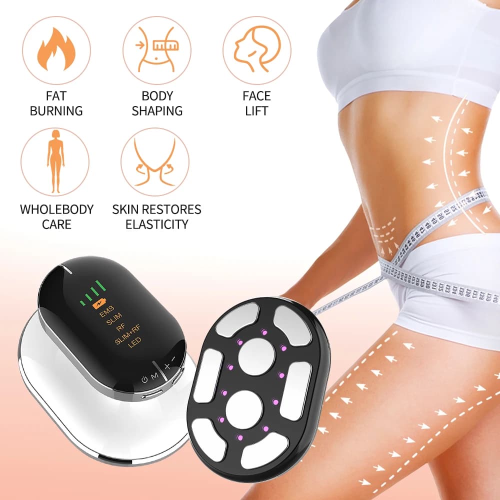 Appareil Amincissant Corps EMS RF Massageur Cellulite LED Raffermissant Avec Gel