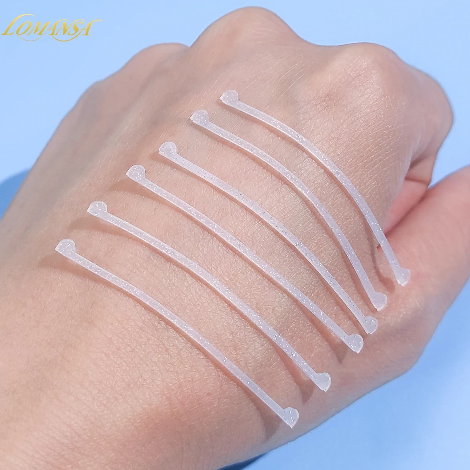 Lomansa 6 pièces ruban en Silicone réutilisable cils Perm cils ascenseur ruban chaîne rouleau de stratification des cils rouleau compensateur outil de beauté