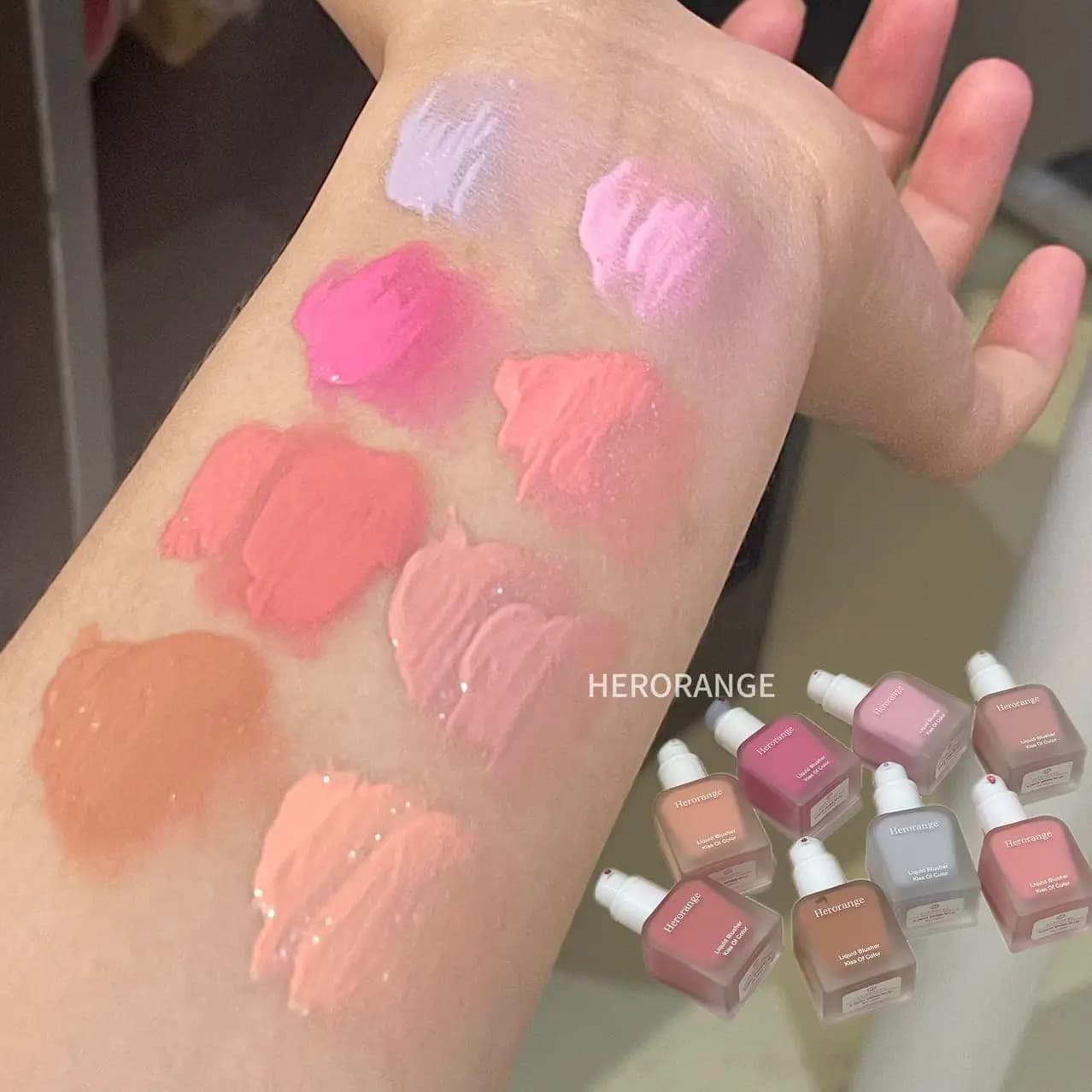 Herorange Blush Liquide Hydratant Léger