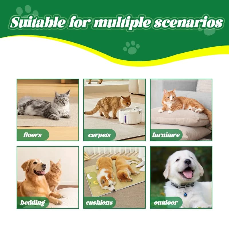 Spray Répulsif Anti-Puces et Tiques 100ml Formule Naturelle pour Chiens, à Base de Plantes avec Huiles Naturelles, Traitement Anti-Puces pour Chats, Soins de Santé pour Animaux