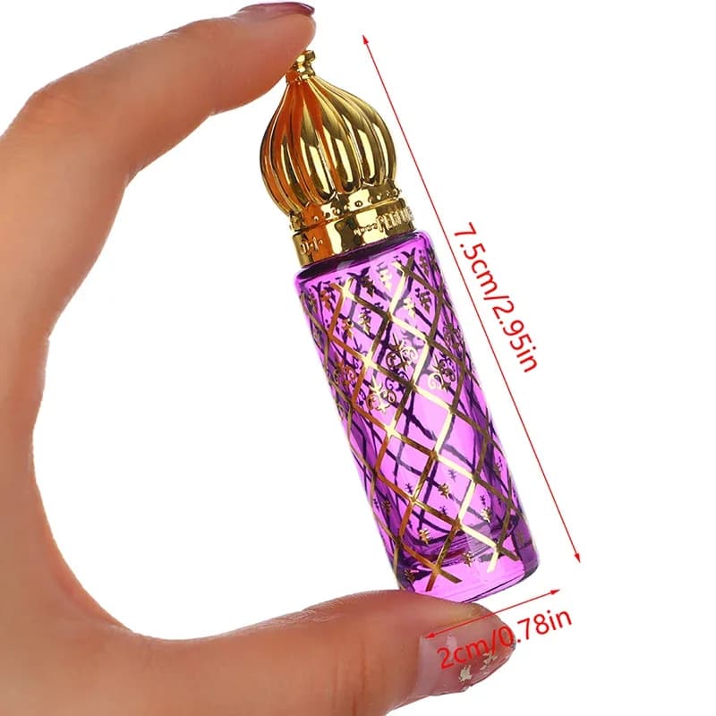 AfricRoller HI-Bouteille en Verre Portable de 8ml, Emballage Coloré, Mini Récipient d'Huile Essentielle, Flcopropriété de sexuellement pour Mélange