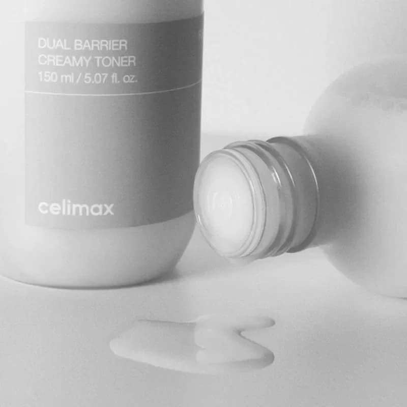 Crème Tonique Double Barrière Celimax, Hydratant Contrôle Sébum Visage, Soin Réparateur Équilibrant pour Peaux Sèches et Grasses Sensibles, Produits de Soin pour Femmes