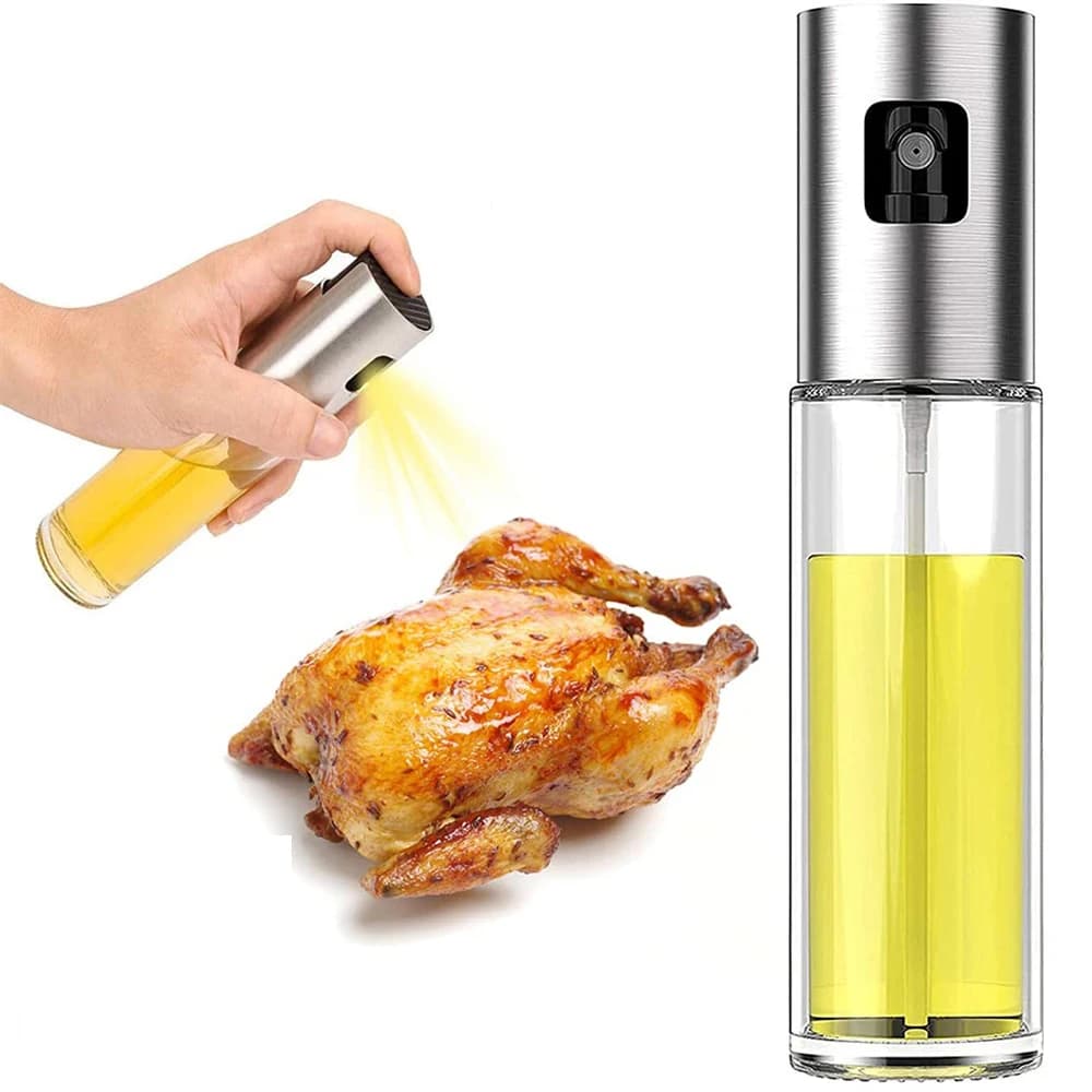 Pulvérisateur à huile en verre pour la cuisson Olive Mister Spray pour salade BBQ Cuisine Cuisson Vide Vinaigre Bouteille