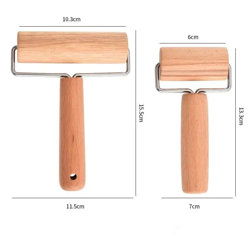 Rouleau à pâtisserie en bois à double tête pour pâte, chapati, pâtes, boulangerie, pizza, outil de cuisine