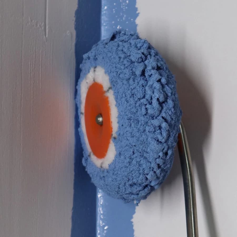 1 rouleau applicateur en forme de citrouille pour 2 peintures; Outils professionnels pour les coins intérieurs; Rouleaux applicateurs professionnels pour les coins