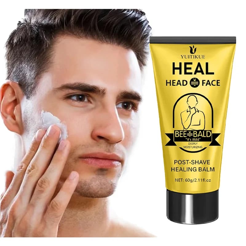 Lotion après-rasage pour hommes – Soin lisse et hydratant en profondeur, après-rasage, maintient la peau hydratée, renforce le soin des racines de la barbe