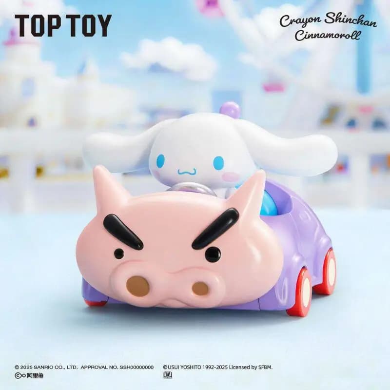 TOPTOY Cinnamoroll Crayon Shin chan Wonderland Series Blind Box Mystery Box Doll Cute Anime Figure Guess Bag Toys Desktop