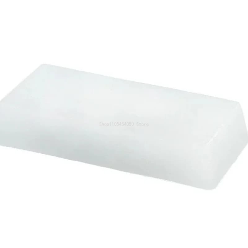 500g 1kg Non. Bloc de paraffine entièrement raffinée 58, semi-transparent, pour polissage de pierres, fabrication artisanale de bougies parfumées DIY
