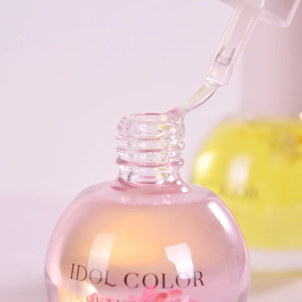 Huile nutritionnelle pour ongles à 8 fleurs, huile pour cuticules, nutritif séché et hydratant, soin des ongles, réparation, liquide endommagé, outil de conception pour Nail Art