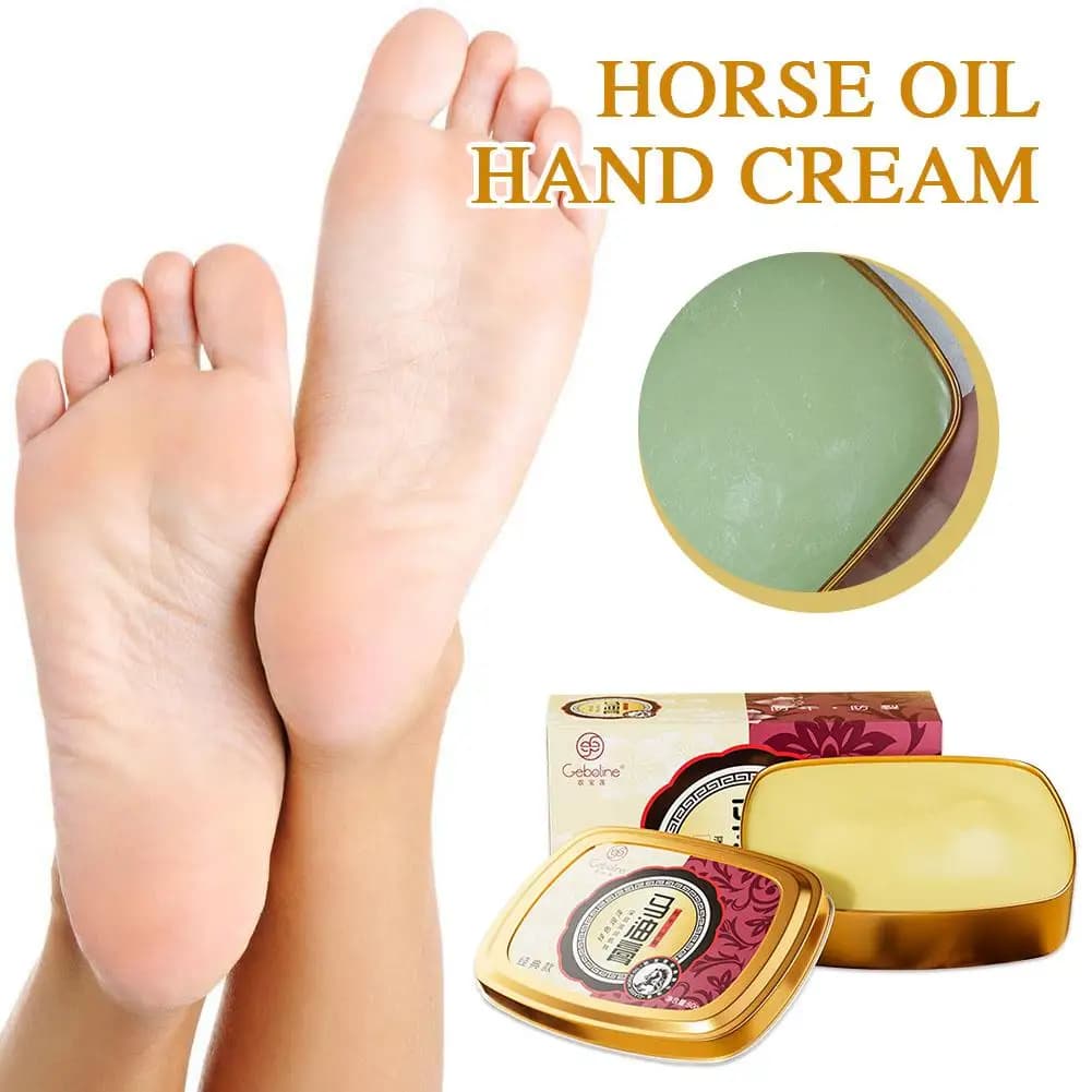 Crème pour les mains et les pieds à l'huile de cheval 80g