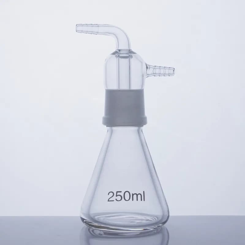 Bouteille en verre pour bulles d'ozone, récipient pour huile, avec noyau de sable, barboteur, 500ML, 1000ML