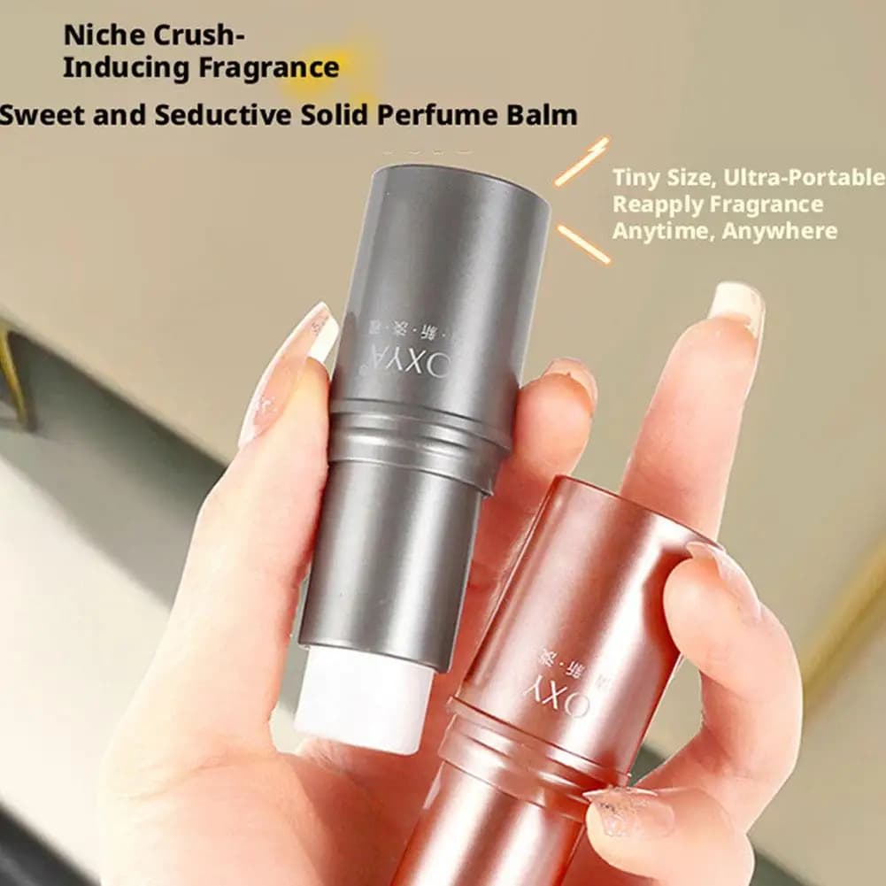 Baume Solide Parfum Phéromone Roll-on pour Femme et Homme, Parfum Naturel Frais Amoureux, Déodorant Parfumé Frais pour Homme