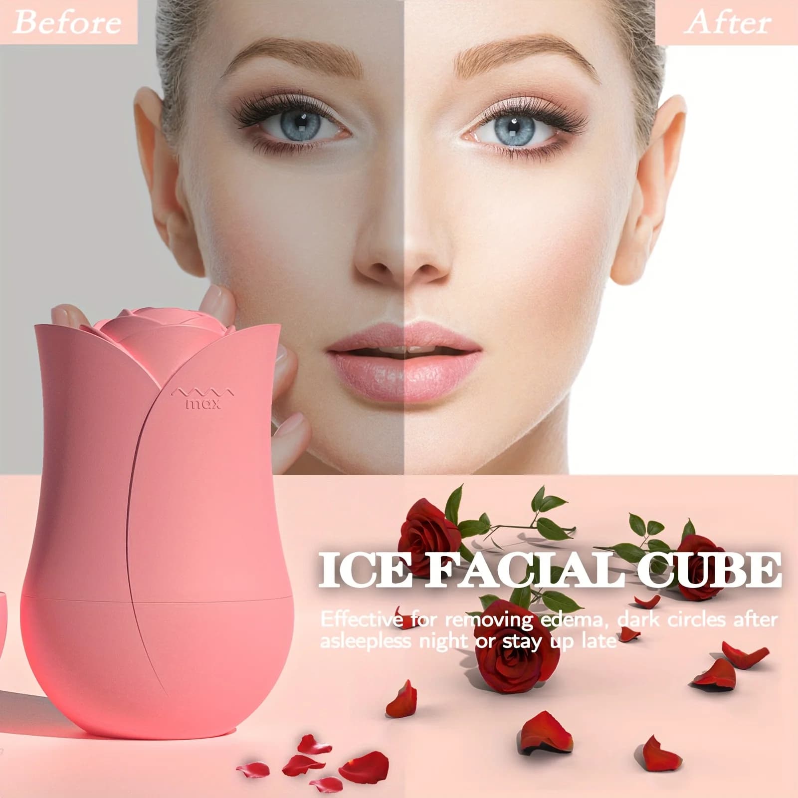 Rouleau à glace pour le visage et les yeux