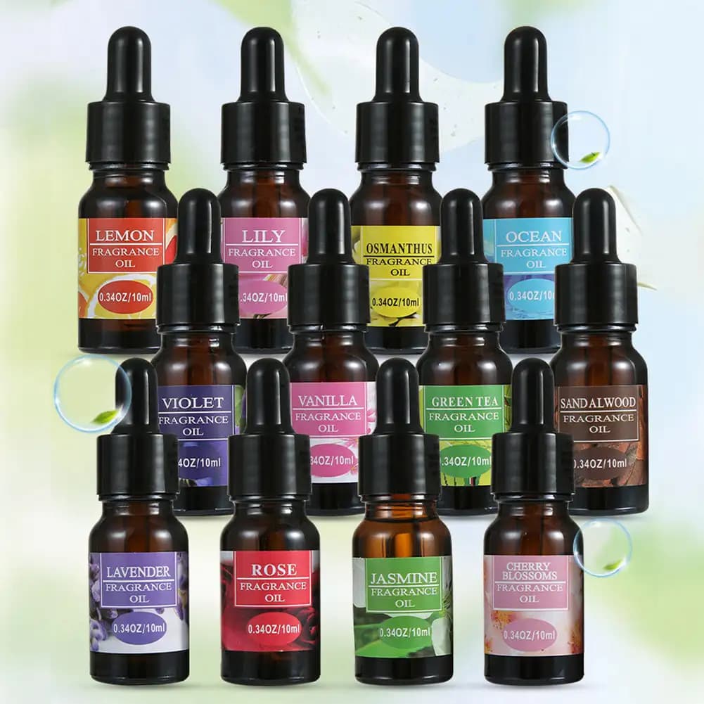 Huile essentielle végétale naturelle pour voiture, 10ml, pour désodorisant, diffuseur, humidificateur, recharge de parfum, arôme pour accessoires automobiles