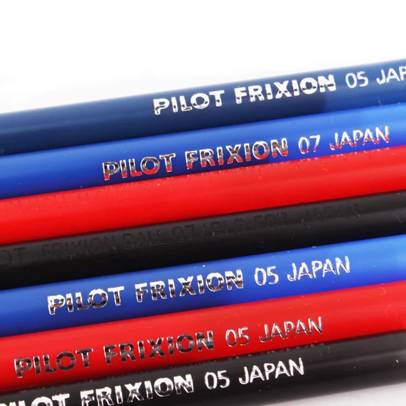 6Pcs Pilote Effaçable Recharge/Frixion Gel Stylo Recharge BLS-FR7 Roller Ball 0.7mm Balle Brosse À Frotter Remplacement Noyau Mignon Staacquarquing