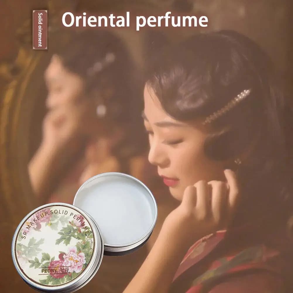 Parfum solide à la lavande pour femmes, portable, frais, élégant, longue durée, baume corporel, crème, arôme de fleurs, déodorant