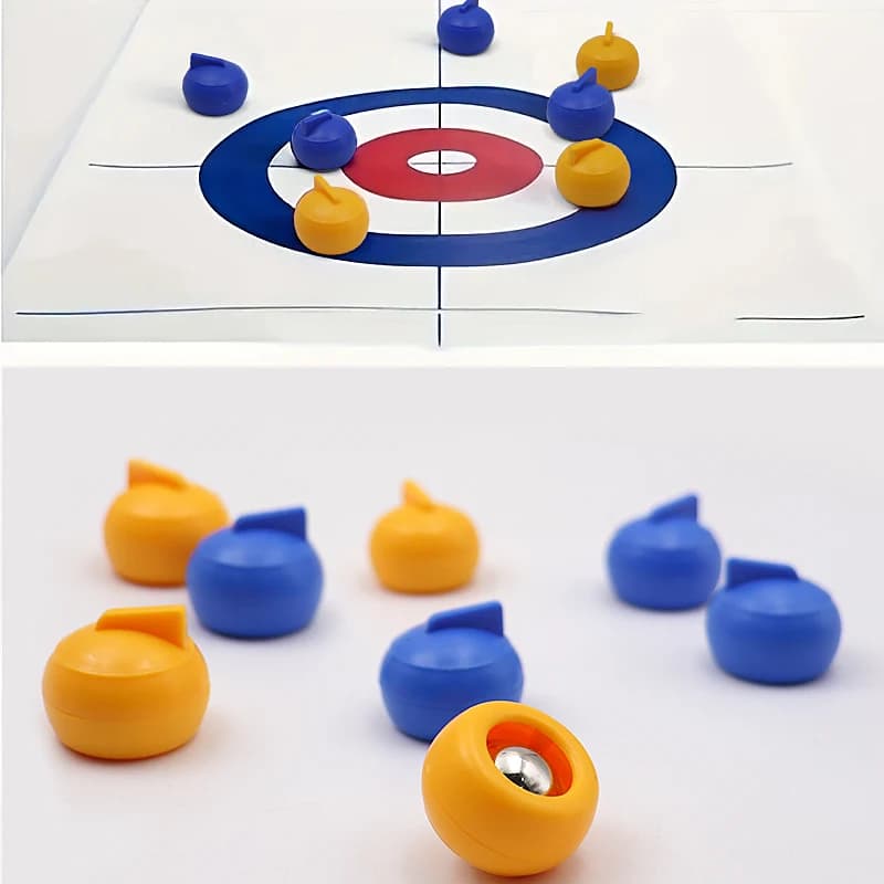 Le jeu de curling de table convient aux adolescents ou aux adultes