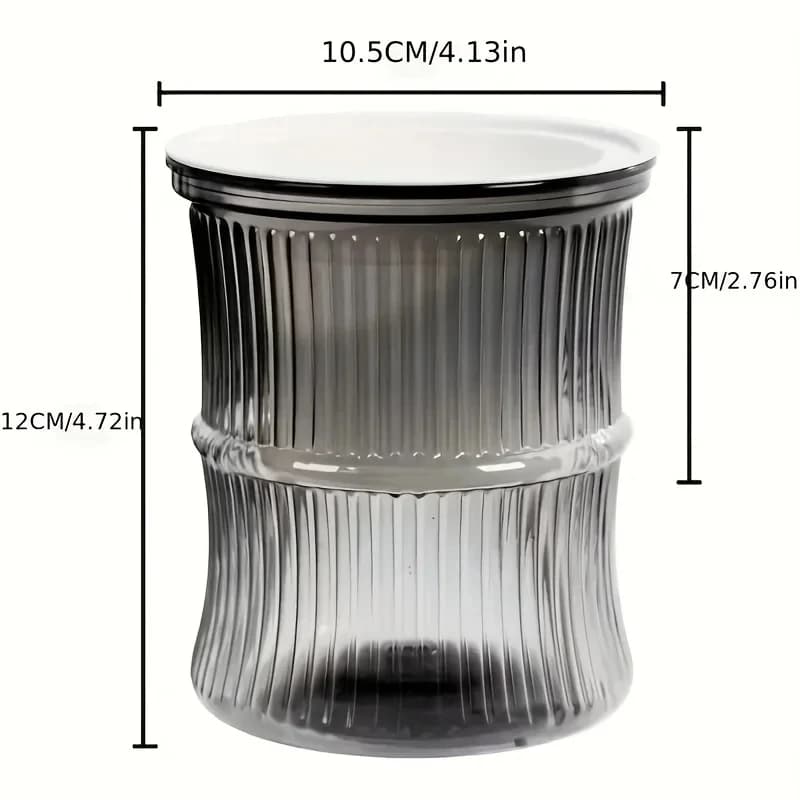 Pot de fleur hydroponique paresseux, Pot de fleurs automatique absorbant l'eau, Transparent, Double couche en plastique, jardinière auto-arrosage pour le bureau