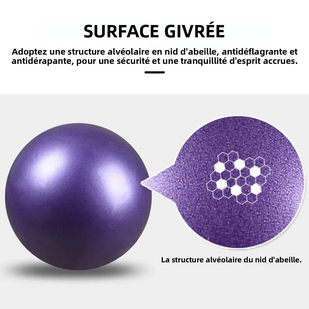 Boule de Pilates intérieure résistante à la pression, équipement de fitness, yoga, exercice d'équilibre, gymnastique, VPN, 25cm