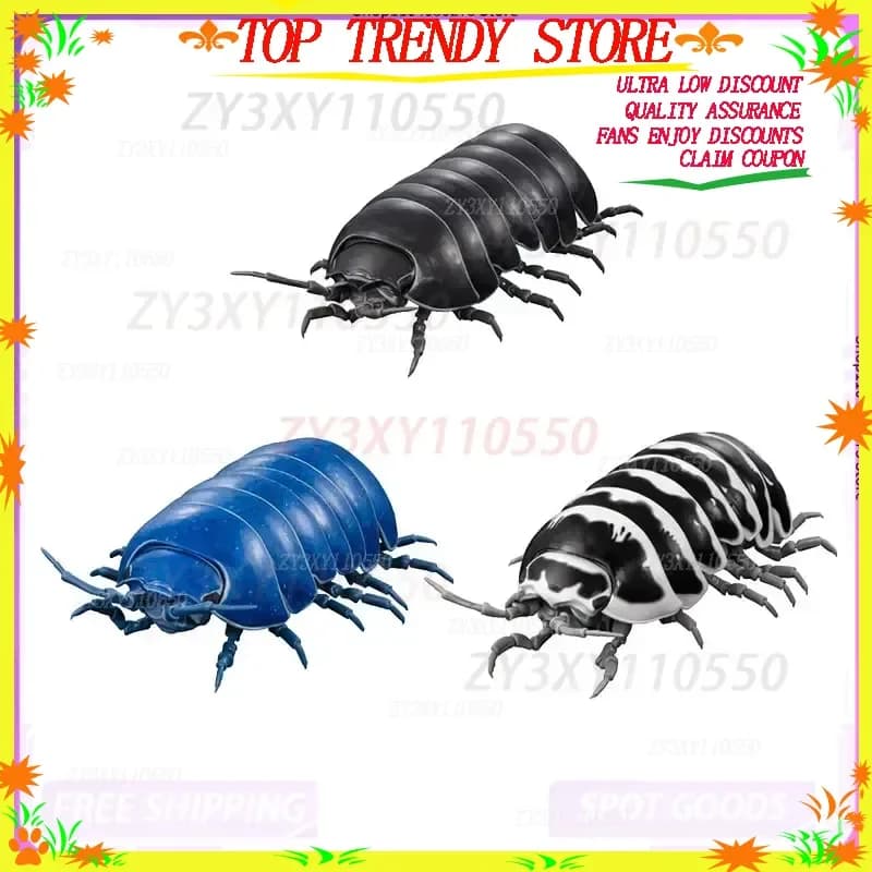 En stock : Modèle réaliste d'insecte Bandai Bio-Encyclopedia (Pill Bug / Woodlouse)