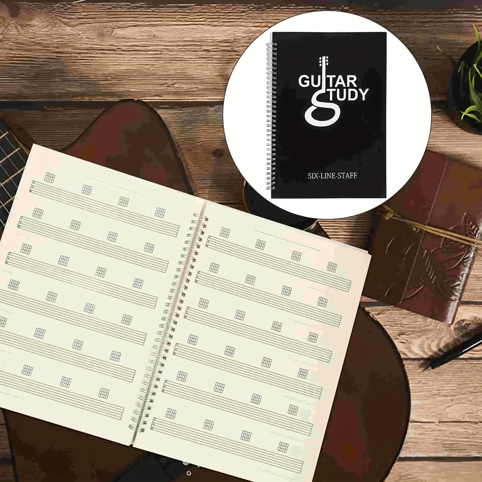 50 Pages guitare Tablature cahier