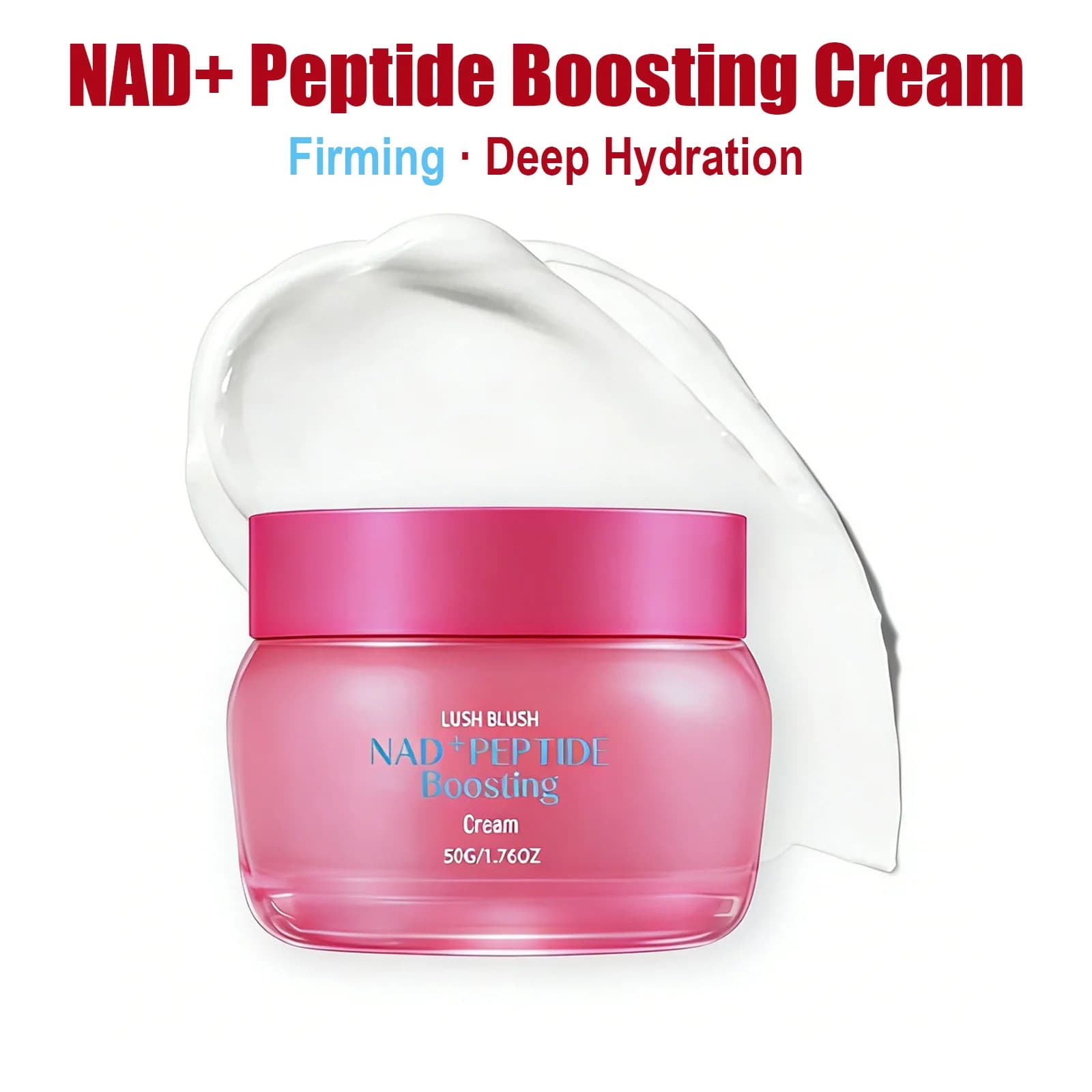Crème Boostante NAD+ Peptides Anti-rides Raffermissante Liftante Hydratante & Réparatrice pour Peaux Relâchées Soin Quotidien du Visage