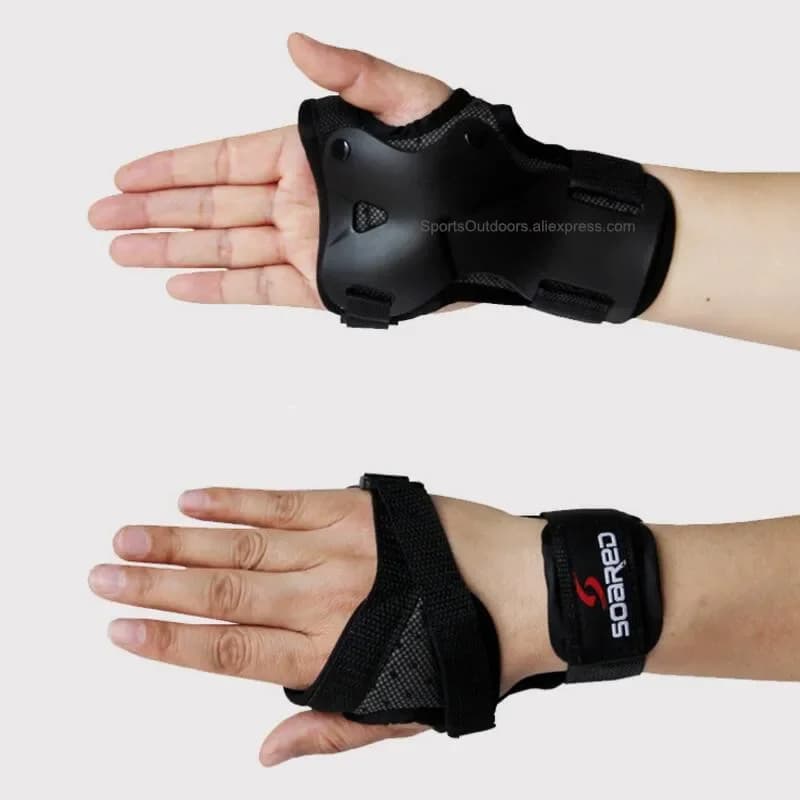 Support de poignet pour patinage à roulettes, protection de poignet pour gymnastique, Ski, patinage, Snowboard, Protection de paume pour hommes, femmes et enfants