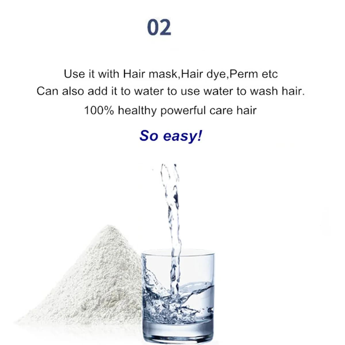SowSmile 100% kératine collagène soie naturel hydratant réparation cheveux cuir chevelu soin vitamines traitement parfait mélange sérum poudre